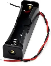 Plastic 18650 Battery Case Holder Black 1/2/3/4 Slot DIY Batteries Clip Holder Container with Wire for 18650 3.7V Battery