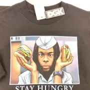 DGK Stay Hungry Short Sleeve T-shirt Black DIRTY Ghetto Kids Good Burger Small