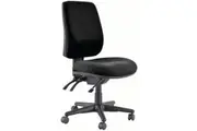 Buro Roma High Back 3 Lever No Arms Black