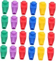 Ethernet Cable Connector Caps 100pcs Boot Covers for Cat5 Cat6 Cat7 Easy Install Wire Covers