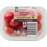 Woolworths Sweet Solanato Tomato Punnet Punnet 200g