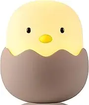 Night Light for Kids,Baby Night Light with Touch Controls,Cute Chick Bedside Nightlight for Nursing, Breastfeeding, USB Rechargeable,Newborn or Toddler Bedroom Decor for Boys and Girls
