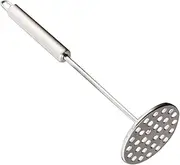 CONGARTENO Round Stainless Steel Potato Ricer Food Pressing Tool for Effortless Mashed Potatoes Fruits Vegetables Essential Kitchen Gadget for Delicious Meals