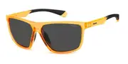 Polaroid PLD 7044/S Polarized YDT/M9 Men's Sunglasses Clear Size 60