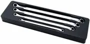 SP Tools SP10284 - Ring Spanner Set 4 Piece SAE 15 Deg. Offset
