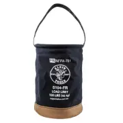 Klein Tools Flame Resistant Tool Bucket 100Lb Rated Durable Canvas 12X17 Inches