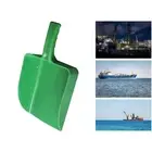 Multi Purpose Fiberglass Dust Pan Green Anti Slip Handle Handheld Dustpan