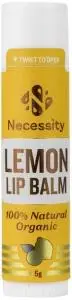 NECESSITY Organic Lip Balm Lemon 5g