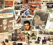 Rock Music Ephemera Lot. Junk Journal Supplies. Elvis. The Beatles. Juke Box