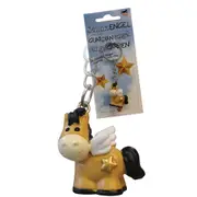 3D Key Ring - Polyresin Horse Guardian Angel Key Chain