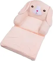 Pull Out Kids Couch, Dog Appearance Kids Sofa Backrest Armchair Soft for Hotel (2 Layers)