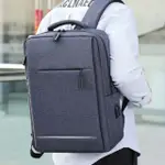 【NOOYA 野谷】商務時尚 15吋 筆電後背包(筆電背包 電腦背包 背包 筆電包 電腦包 後背包 大容量 包包)