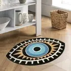 Multi-size Bath Mat Eye Shaped Kitchen Mat Floor Carpet Home Decor