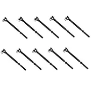 Hand Swage Jaw Life Line Turnbuckle for 3/16"Swage Jaw,Black Oxide 316 SS 10PC
