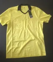 NWT Adidas Men's Tee T-shirt 3-Stripe Short Sleeve SZ Medium Climalite