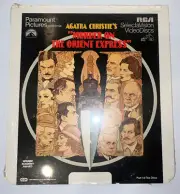 RCA SelectaVision Murder On The Orient Express Sealed Disc. All Star Cast!