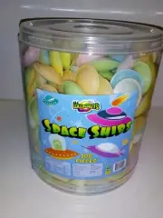 Flying Saucer UFO 300 Pieces Sherbet Fizzy Sour Lollies Candy, Buffet Party