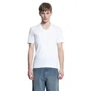[JAMES PERSE] Short Sleeve V-Neck T-Shirt White