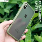 SHOCKPROOF TRANSLUCENT MATTE PHONE CASE FOR IPHONE X XS XR M