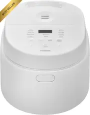10 Cup 1.8L Fuzzy Logic Rice Multi Cooker Timer Non-Stick White