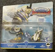 SKYLANDERS SUPERCHARGERS COMBO PACK WITH HURRICANE JET-VAC & JET STREAM (Figure)