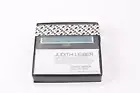 JUDITH LEIBER Blue Green Real Crystal Stones Makeup Compact Mirror