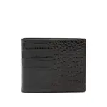[Tom Ford] Tom Ford Embossed Crocodile-print Leather Wallet ONE SIZE BROWN