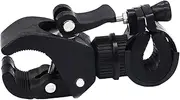 GRIRIW Bike Flashlight Holder Durable Rotating Torch Stand for Mountain Bikes Sturdy Plastic Flashlight Bracket for Handlebar Use Practical Cycling Accessory