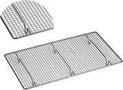 PEPLAYTAL Heavy Duty Nonstick Stainless Steel Cooling Rack for Baking Cookies Cakes Breads Dishwasher Safe Rustproof Design Roasting Cooling Accessory
