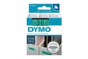 DYMO Black on Grn 12mmx7m Tape