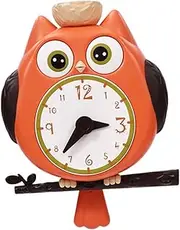 FELTECHELECTR Owl Shaped Bath for Fun Water Plaything with Sucker for Lightweight Clock Design Teaches Concept for Bathtime Fun