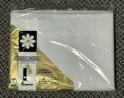 Vintage JC Penny Penn-Prest White Sheet Double Bed 81”x108” NOS