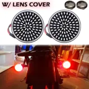Motorcycle 1157 LED Red Turn Signal Lights For Harley Davidson Softail Blackline