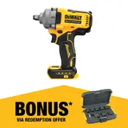 DeWALT 18V XR Li-ion Brushless 1/2" Hog Ring Impact Wrench DCF891N-XJ - Skin Only