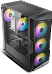 Antec AX61 Elite Mid Tower ARGB ATX Computer Gaming Case, Black