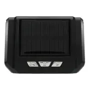Car Solar Digital Clock with LCD Time Date In-Car Temperature Display for9070