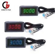 Tachometer 4-Digital LED Tach RPM Speed Meter With Hall Proximity Switch Sensor