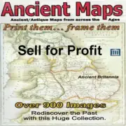 Antique Ancient Maps 900+ on DVD Print for profit UK, Europe Rest of World