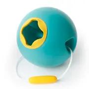 Quut 16cm Mini Ballo Beach Toys Water Bucket for Kids Vintage Blue/Mineral Green