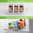 Lazy Susan Food Storage Seasonings Fridge Kitchen Turntable Organizer Pantry