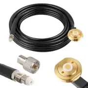 NMO Antenna Cable10FT CB Antenna Cable Extension with NMO and Removable UHF C