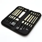 10Pcs Art Paint Brushes Set Includes Carrying Case For Kids Artists Children Artists Brushes