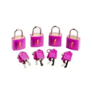 Korjo TSA Key 20mm Colour lock Indicator (4 PK)