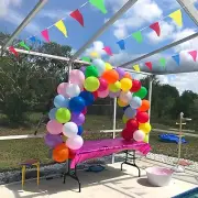 100 Meter Banner for Party Indoor & Out Long Multi Coloured 150 Flags Bunting