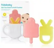 Frida Baby Not-Too-Cold-to-Hold BPA-Free Silicone Teether for Babies