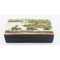 在飛比找蝦皮購物優惠-越南手工漆器木製 大漆放牛風光 珠寶盒 首飾盒 首飾盤 飾品