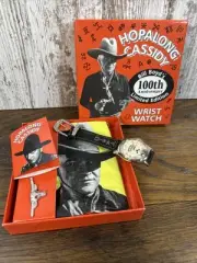 Hopalong Cassidy Vintage 100th Anniversary Watch, Scarf & Slide NEW
