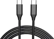 Port Wireless 5m (16ft) USB-C to USB-C Charger Cable Compatible with MacBook Pro/Air, iPad Pro/Air, iMac, Lenovo ThinkPad, Yoga, Microsoft Surface (Black)