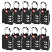 1-10Pack TSA Locks Smart Combination Lock for Travel Luggage Suitcase Anti-theft