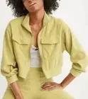Aerie corduroy full zip bomber jacket NWT